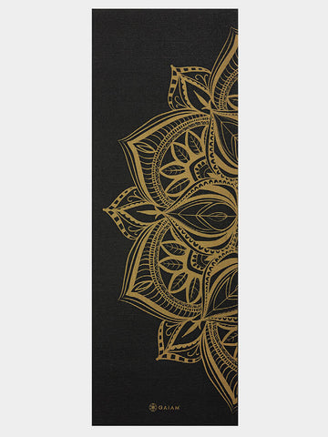 Gaiam Bronze Medallion Premium Metallic Yoga Mat 6mm